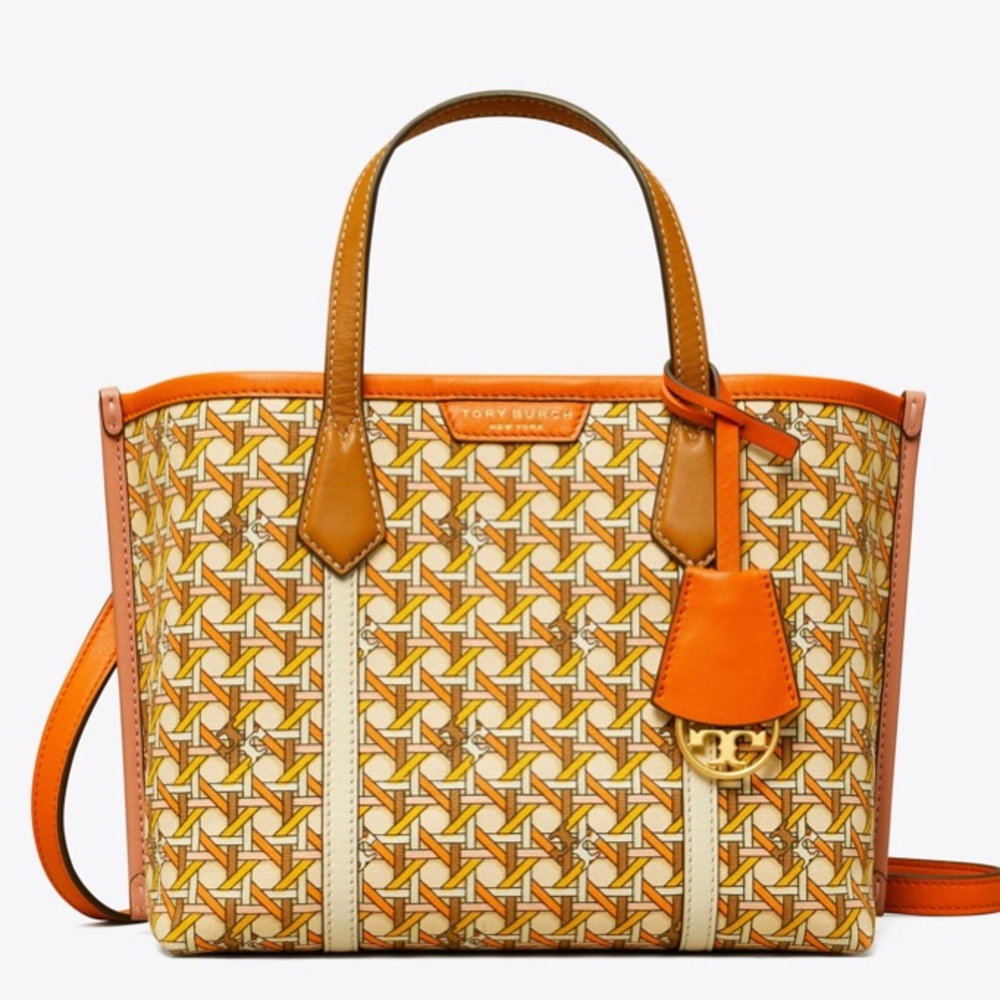 Authentic TORY BURCH LINK triple compartments satchel/Crosby - Picture 8 of 16